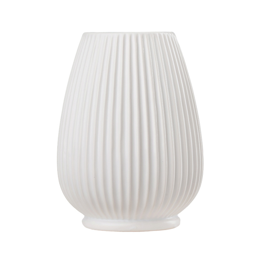 Изображение товара Керамическая ваза для цветов Сиена 16х20 см белая Mandarín Decor