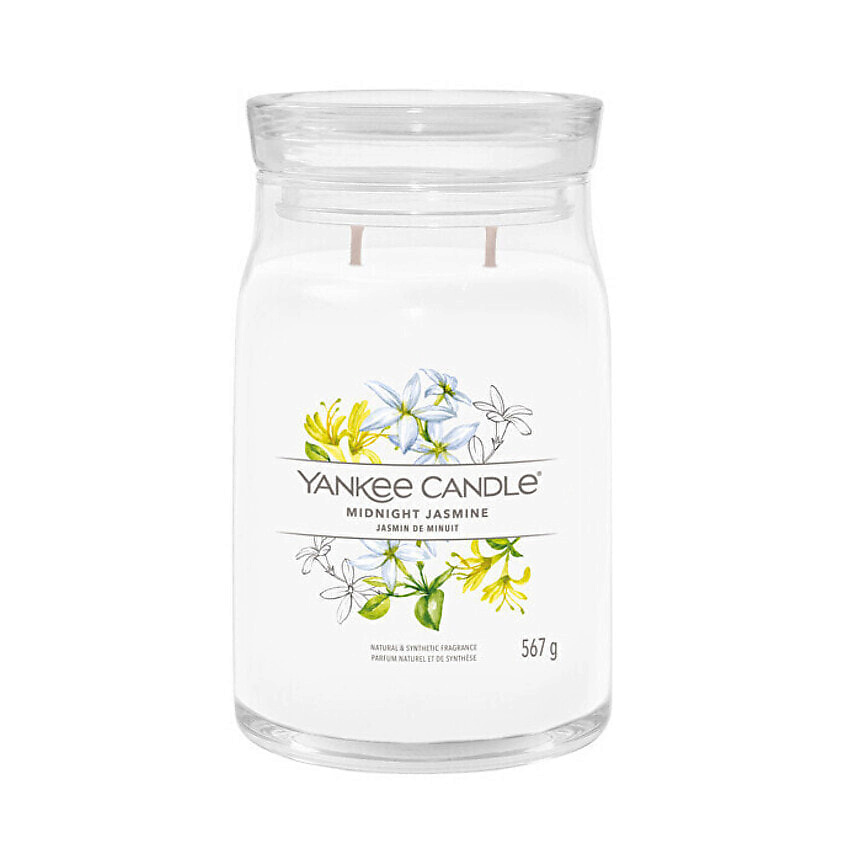 Изображение товара Ароматическая свеча Yankee Candle Midnight Jasmine 567 г с водным жасмином