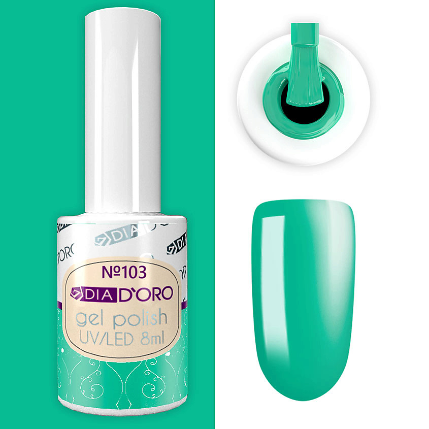 Изображение товара Гель-лак для ногтей DIA DORO NEON №103 Светлый изумруд 8 мл