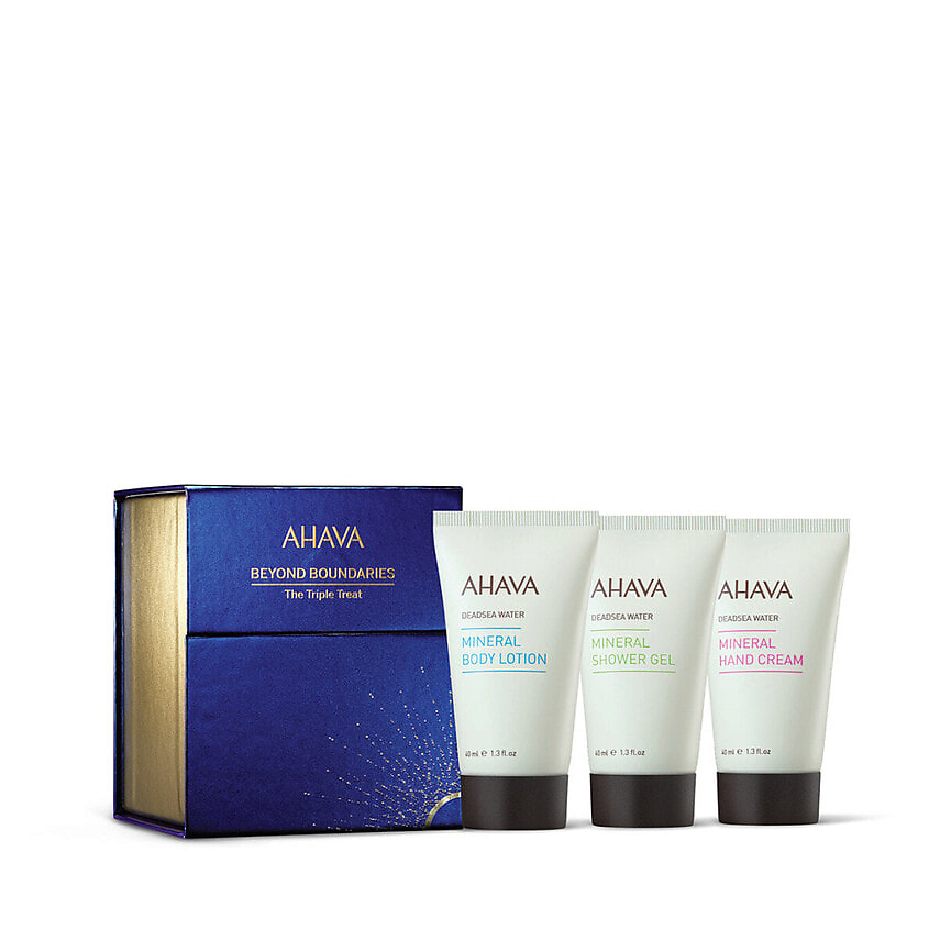 Изображение товара AHAVA Набор средств для ухода за кожей рук и тела The Triple Treat Gift Set Trio