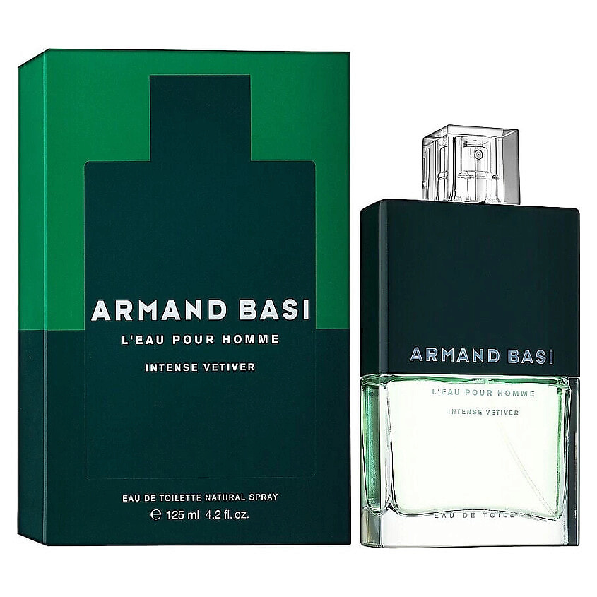 Изображение товара ARMAND BASI Л'Eau Pour Homme Intense Vetiver 125 мл мужская туалетная вода