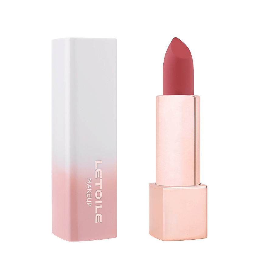 Изображение товара ЛЭТУАЛЬ Матовая кремовая помада для губ Velvet Addiction, № 103 Dark peony, 3,5 г