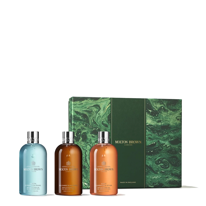 Изображение товара MOLTON BROWN Подарочный набор гелей для душа Woody & Aromatic Body Care Collection, 3 x 300 мл