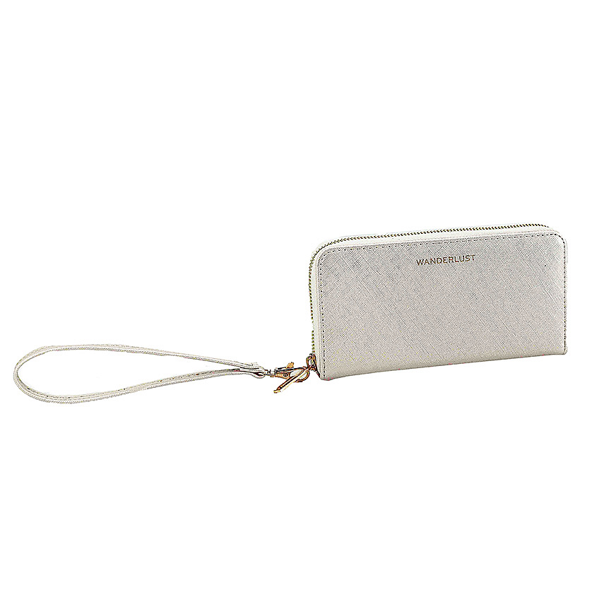 Изображение товара WANDERLUST Кошелек Wanderlust Saffiano Beige, 19*10*2,5 см