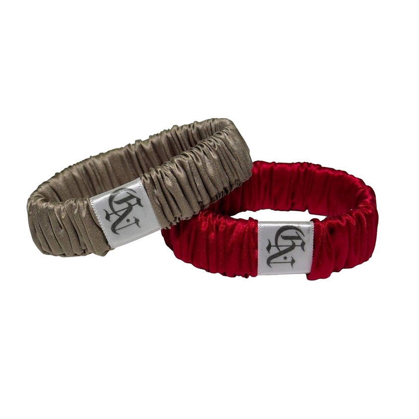 Изображение товара COSMETICS NEWS Комплект шёлковых резинок для волос 15мм*15мм, 2 шт.