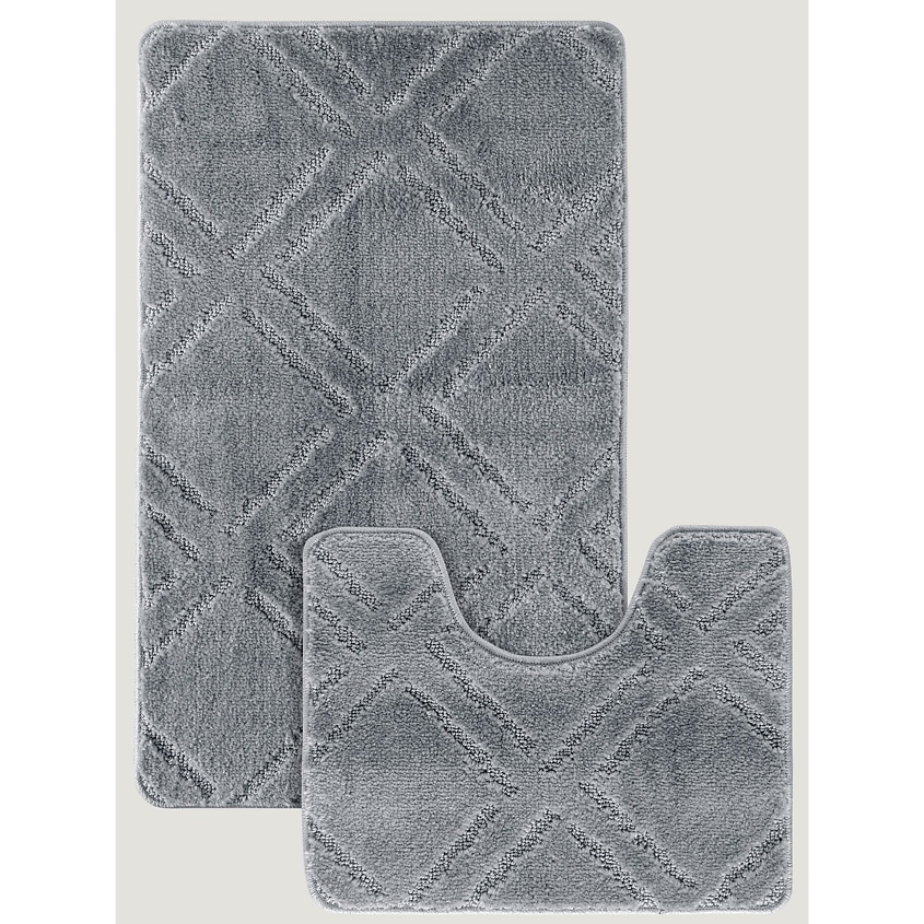 Изображение товара KARNA Набор ковриков для ванной, Светло-серый