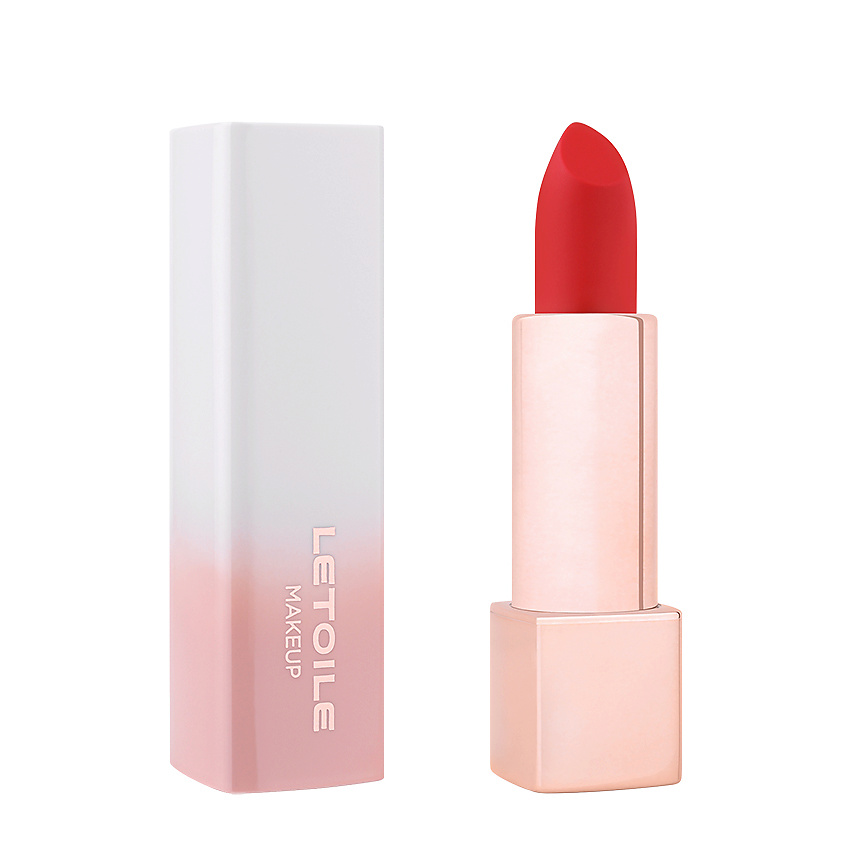 Изображение товара ЛЭТУАЛЬ Матовая кремовая помада для губ Velvet Addiction, № 105 Scarlet, 3,5 г