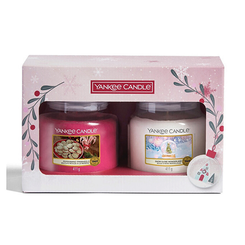 Изображение товара YANKEE CANDLE Ароматическая свеча Christmas set with medium Classic candles, 822 г