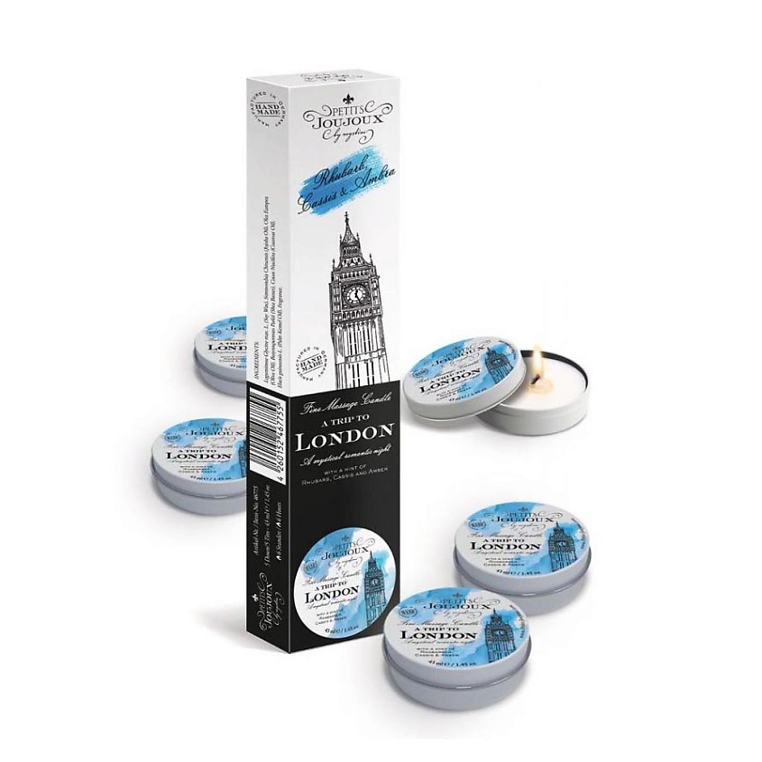 Изображение товара PETITS JOUJOUX Набор из 5 свечей London Refill, 1 шт.