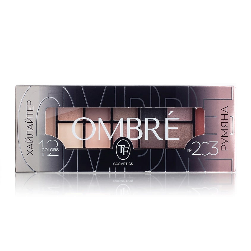 Изображение товара TF Палитра для макияжа тени хайлайтер румяна OMBRE CTE30, тон 203 Дневной/day