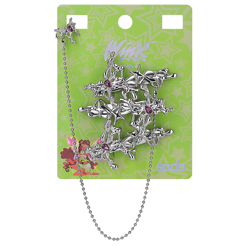 Изображение товара SODA Набор заколок Calm After Storm Set Of Hair Clips #magicalpower, 1 шт.