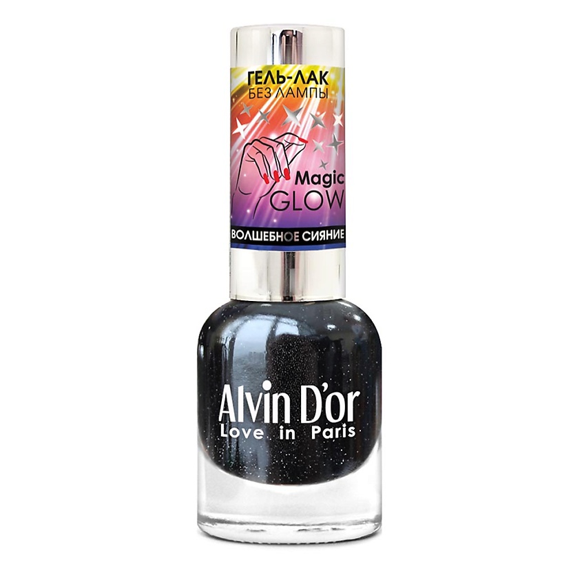Изображение товара ALVIN D’OR Лак для ногтей MAGIC GLOW, 10 Черный