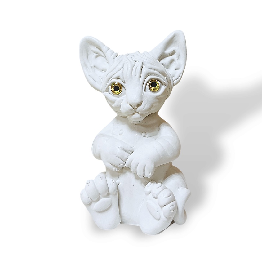 Изображение товара Статуэтка котенок Сфинкс MAGIC MAKERS из гипсобетона 9 см