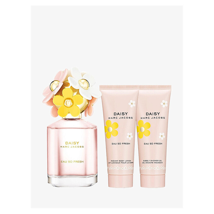 Изображение товара MARC JACOBS Набор Daisy Eau So Fresh: Туалетная вода + Гель для душа + Лосьон, 75 мл + 75 мл + 75 мл
