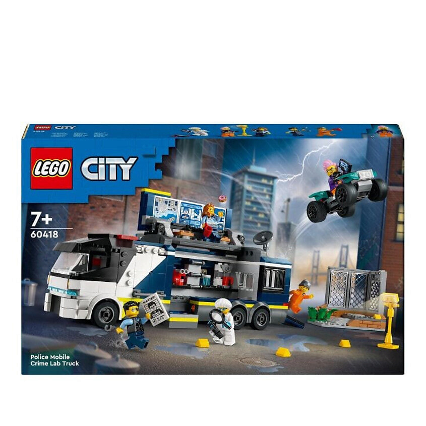 Изображение товара LEGO Конструктор City олицейский грузовик с лабораторией, 1 шт.