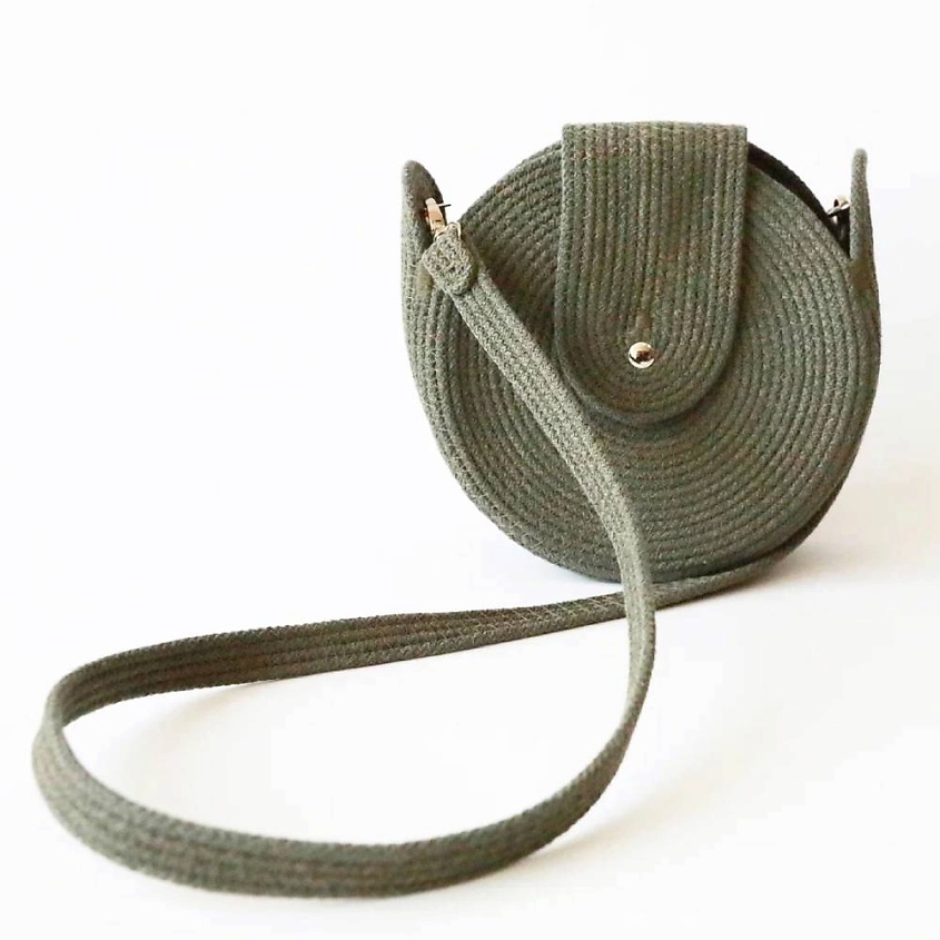 Изображение товара OLALA HOME Сумка кросс-боди Round mini, Хаки