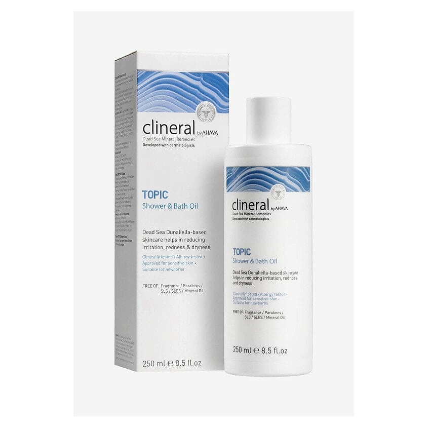 Изображение товара AHAVA Масло для ванны и душа Clineral Topic Shower & Bath Oil, 250 мл