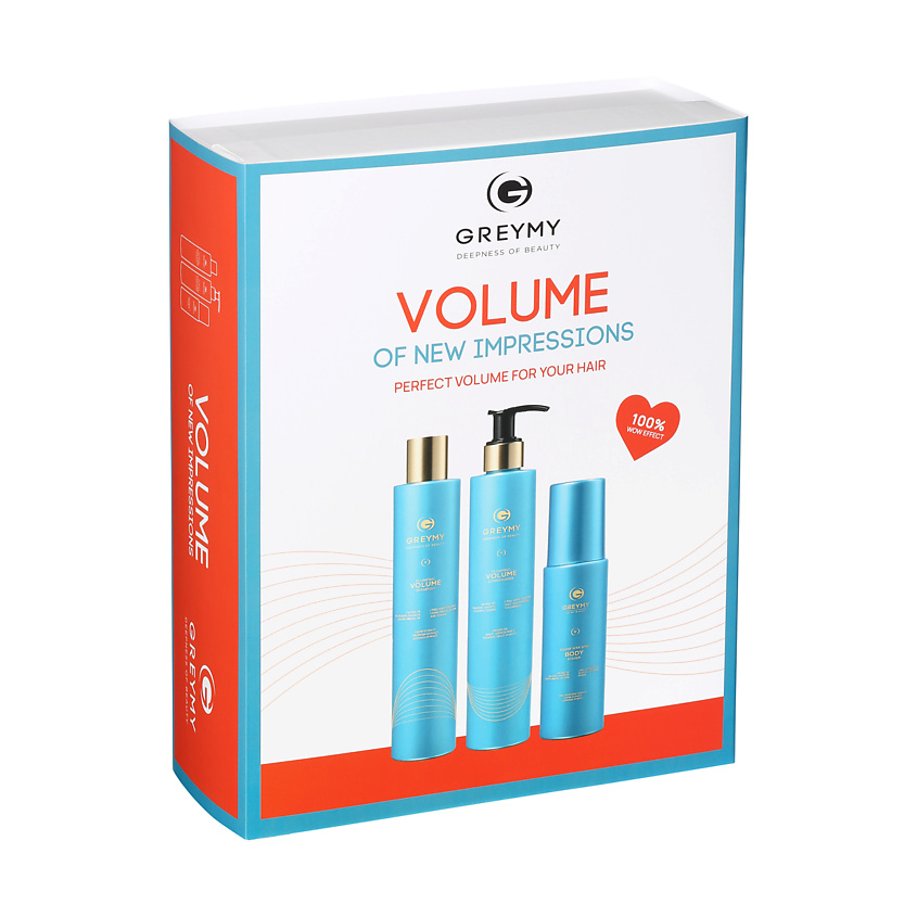 Изображение товара GREYMY Подарочный набор для объема волос Объем новых впечатлений, 1 шт.