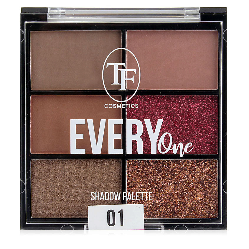 Изображение товара TF Палетка теней EVERY ONE, тон 01 Красно-Коричневый