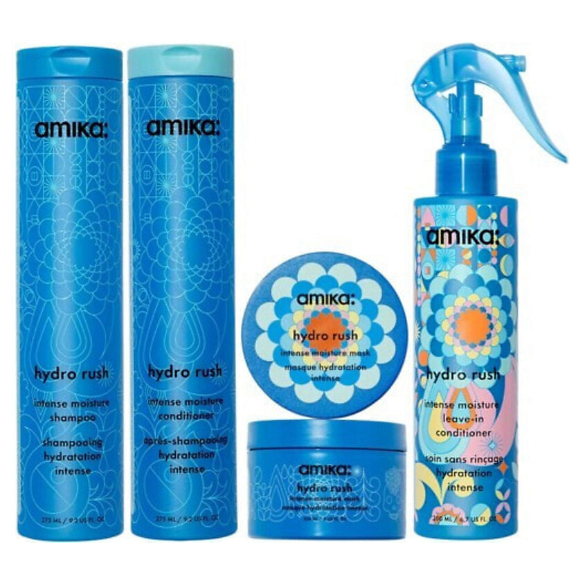 Изображение товара AMIKA Набор Hydro Rush Intense Moisture Four, 275 мл + 275 мл + 250 мл + 200 мл