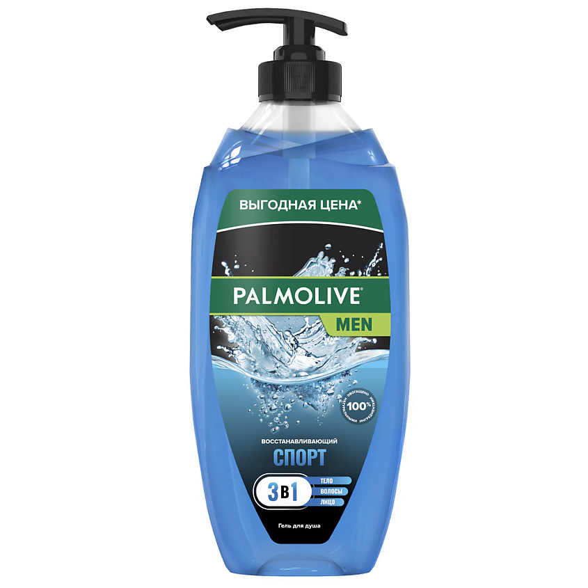 Изображение товара PALMOLIVE Гель для душа 3 в 1 Спорт FOR MEN, 750 мл