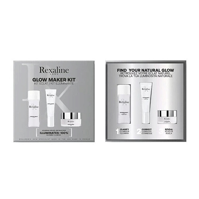 Изображение товара REXALINE Набор для сияния кожи лица Glow Maker Kit 10 мл + 50 мл + 20 мл