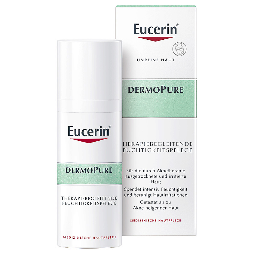 Изображение товара EUCERIN Увлажняющий успокаивающий крем для проблемной кожи DermoPure, 50 мл