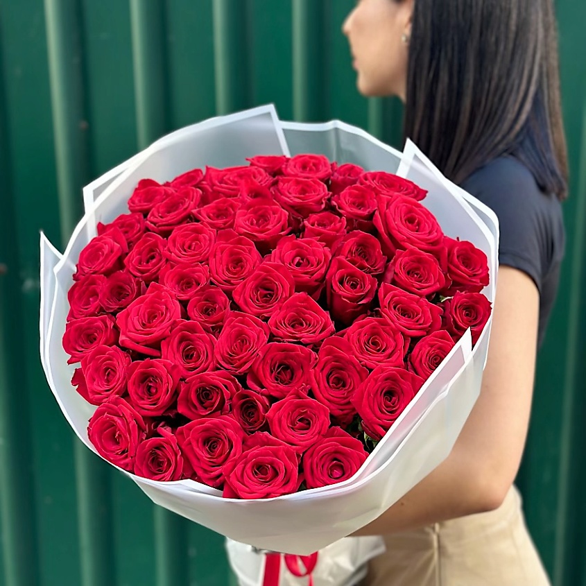 Изображение товара Букет классических роз VELORI FLOWERS 1 шт. свежие живые цветы