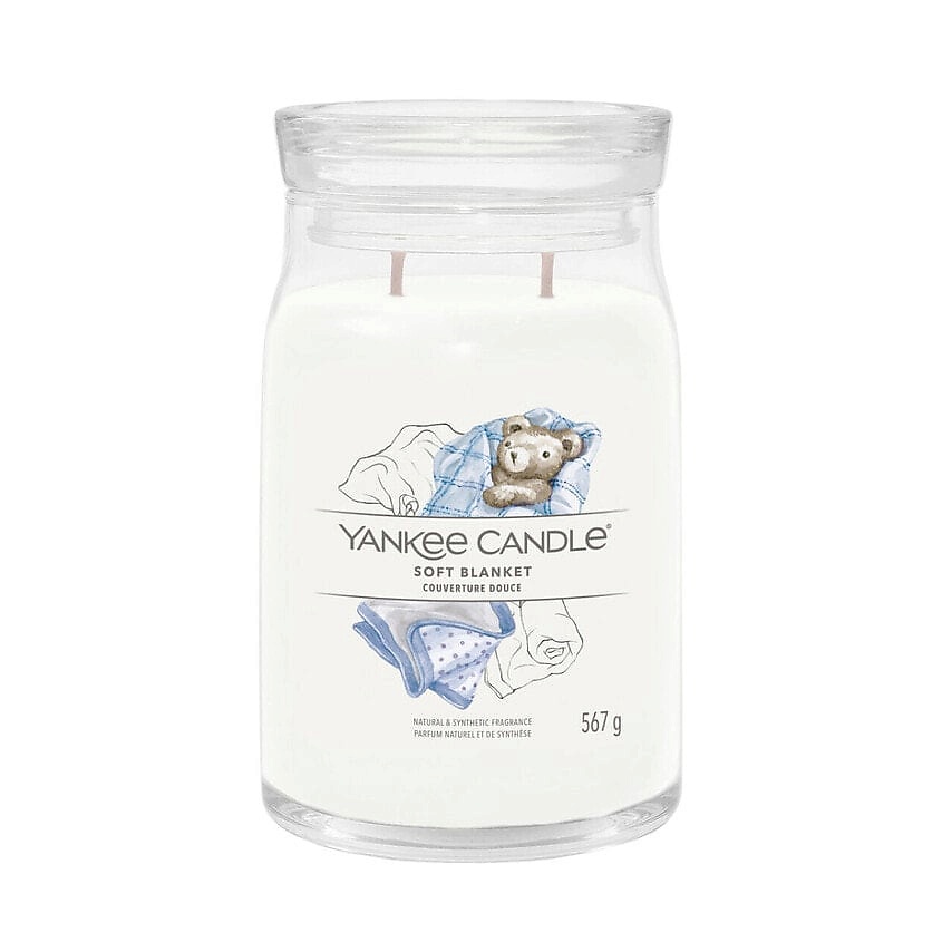 Изображение товара Ароматическая свеча Yankee Candle Soft Blanket 567 г для уюта и комфорта