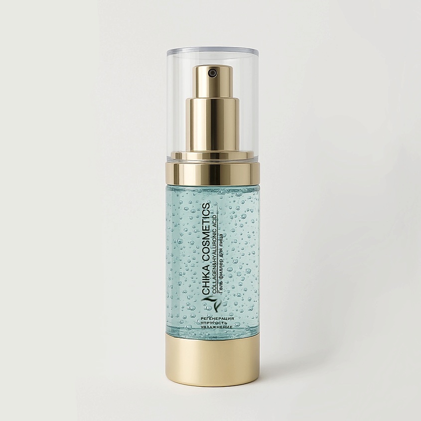 Изображение товара CHIKA COSMETICS Гель филлер для лица Collagen&Hyaluronic acid, 30 мл.