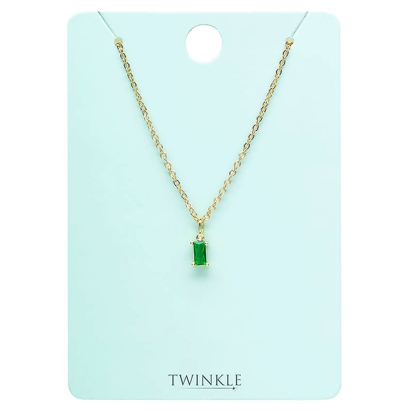 Изображение товара Ожерелье TWINKLE GREEN CRYSTAL для мужчин и женщин