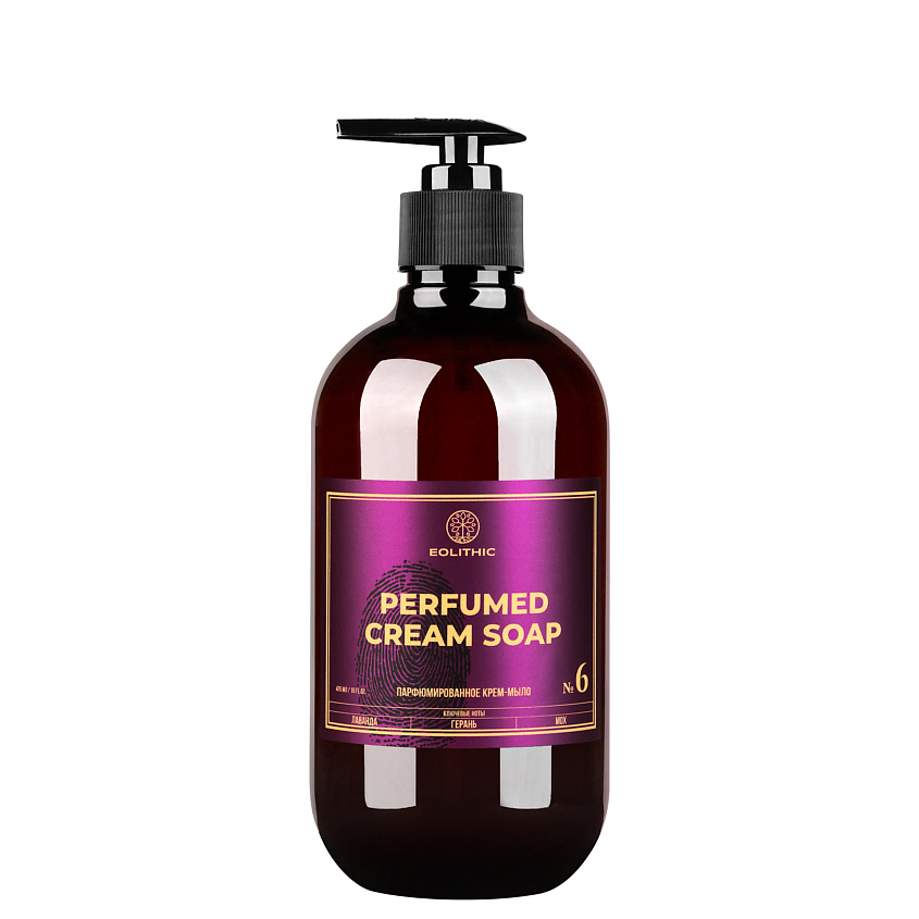 Изображение товара EOLITHIC Мыло парфюмированное, крем-мыло PERFUMED CREAM SOAP, EOLITHIC PERFUMED CREAM SOAP №6 - Лаванда, Герань, Мох 3,8 л