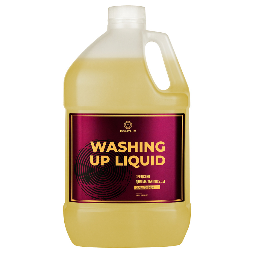 Изображение товара EOLITHIC Средство для мытья посуды, EOLITHIC WASHING UP LIQUID Вишня 3,8 л