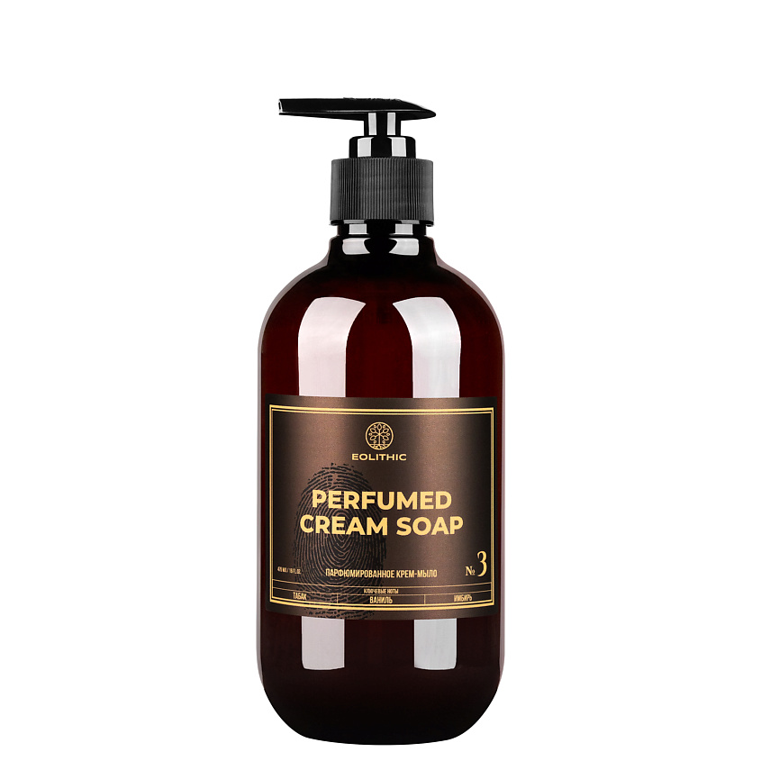 Изображение товара EOLITHIC Мыло парфюмированное, крем-мыло PERFUMED CREAM SOAP, EOLITHIC PERFUMED CREAM SOAP №3 - Табак, Ваниль, Имбирь 475 мл