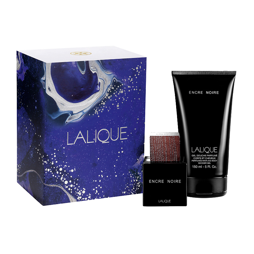 Изображение товара LALIQUE Набор мужской ENCRE NOIRE, Туалетная вода, спрей 50 мл + Гель для душа 150 мл