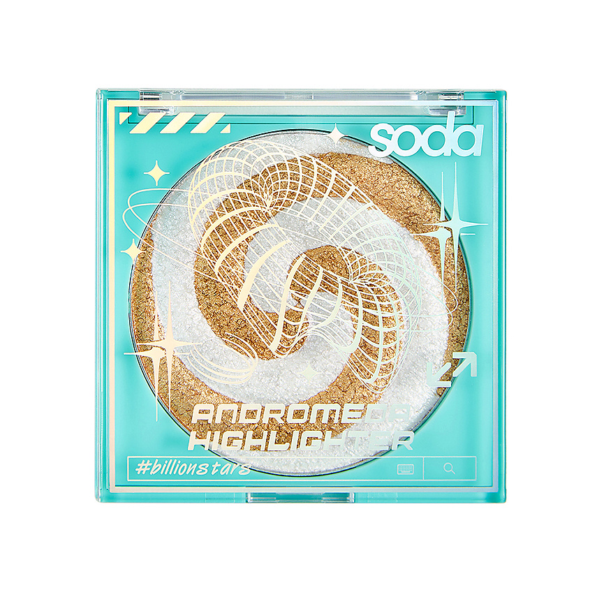 Изображение товара SODA Хайлайтер ANDROMEDA #yourgalaxy, 8 г
