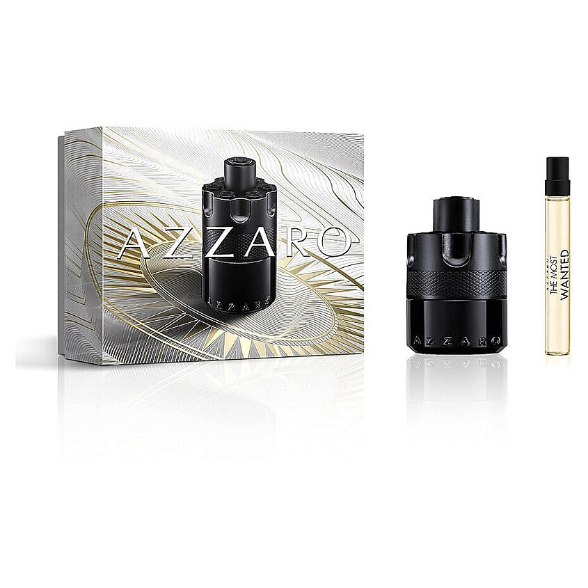 Изображение товара AZZARO набор The Most Wanted Eau de Parfum Intense мужской 50 мл + миниатюра 10 мл