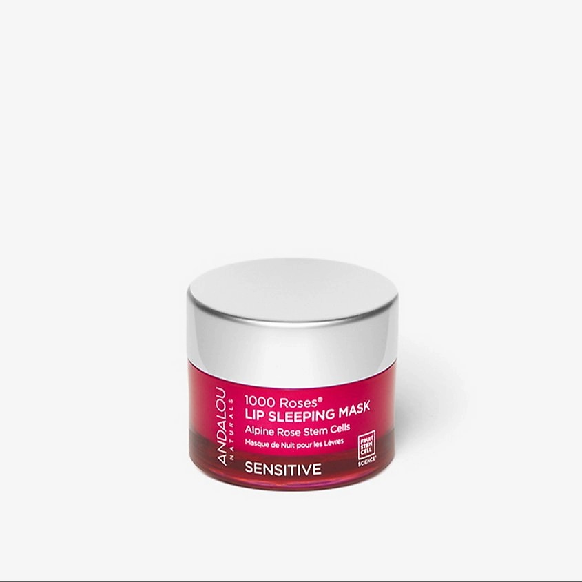 Изображение товара ANDALOU NATURALS Восстанавливающая ночная маска для губ "1000 роз", 50 гр.