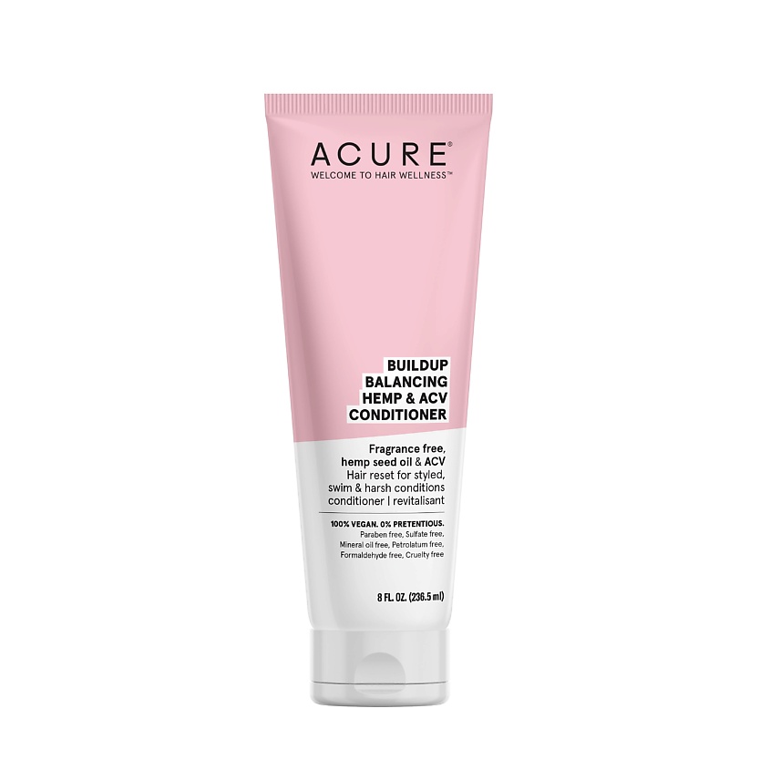 Изображение товара ACURE Кондиционер для волос Масло семян каннабиса и Яблочный уксус, 236,5 мл.