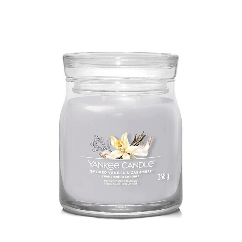 Изображение товара YANKEE CANDLE Ароматическая свеча Smoked Vanilla & Cashmere, 368 г