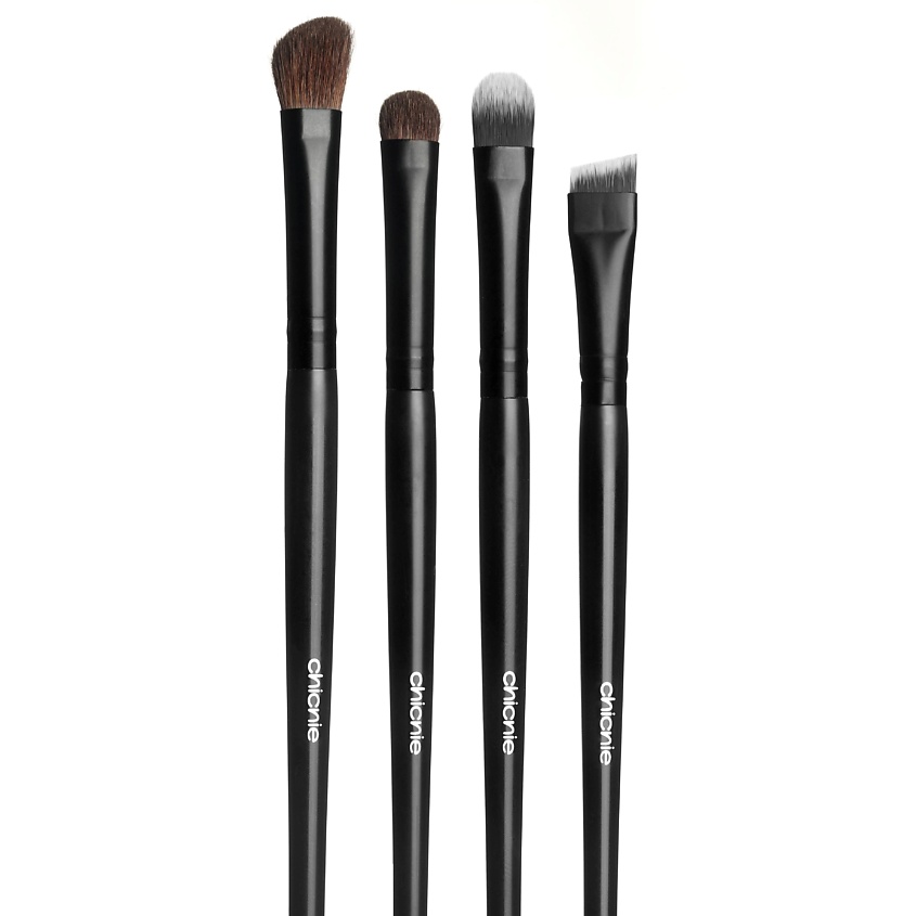 Изображение товара Набор кистей для макияжа глаз и бровей Chicnie Basic Eye 4 шт