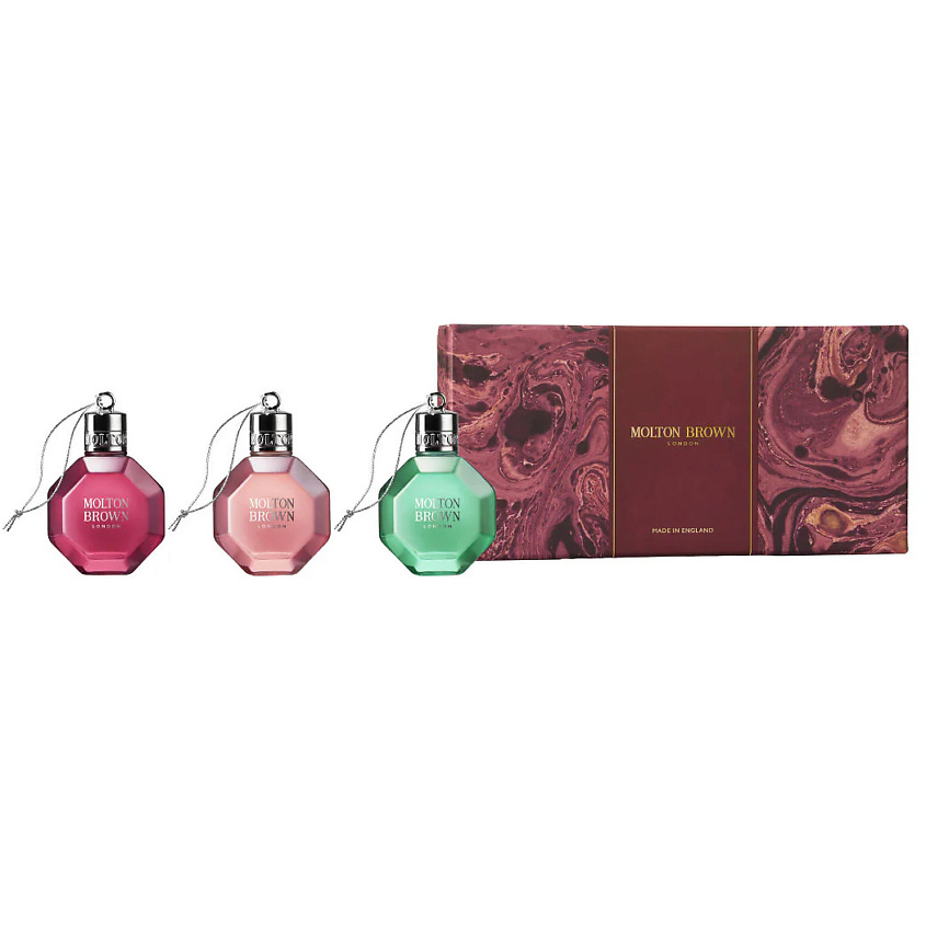 Изображение товара MOLTON BROWN Набор гелей для душа Festive Bauble Gift Set, 3 x 75 мл