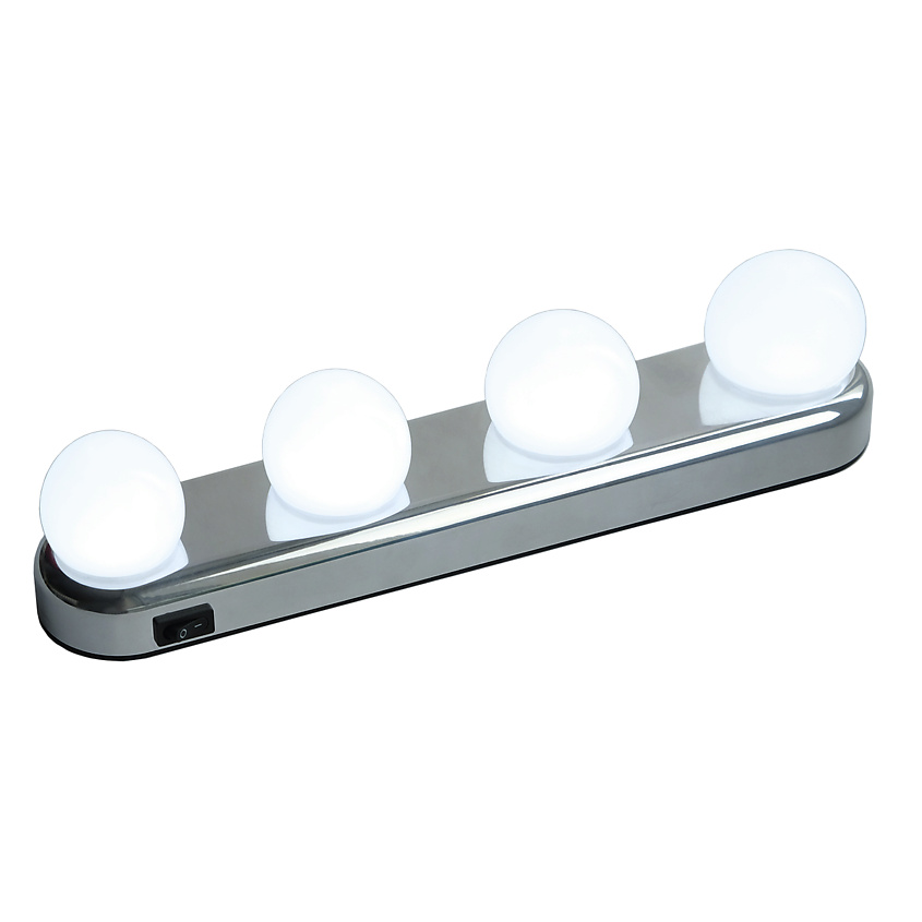 Изображение товара JAZZWAY Подсветка для зеркала, цвет серебр ML-L04-sr, 24 светодиода, 30 см, Серебряный