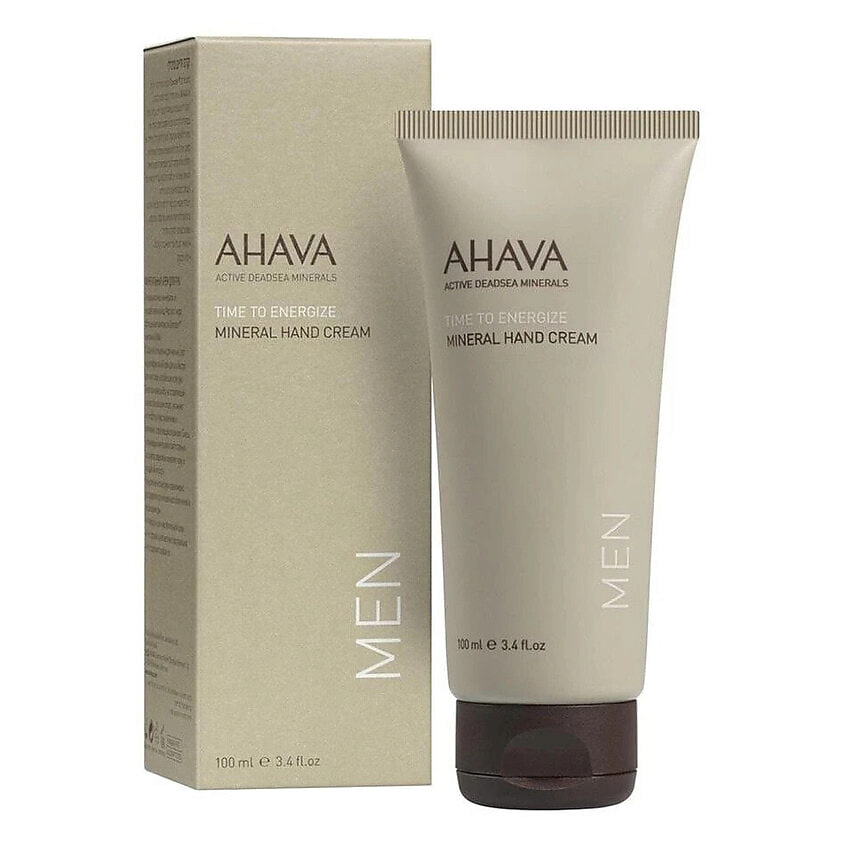 Изображение товара Мужской крем для рук AHAVA Men Time to Energize Mineral Hand Cream 100 мл