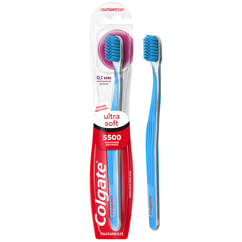 Изображение товара COLGATE Зубная щетка Ultra Soft ультрамягкая, Комбинированный