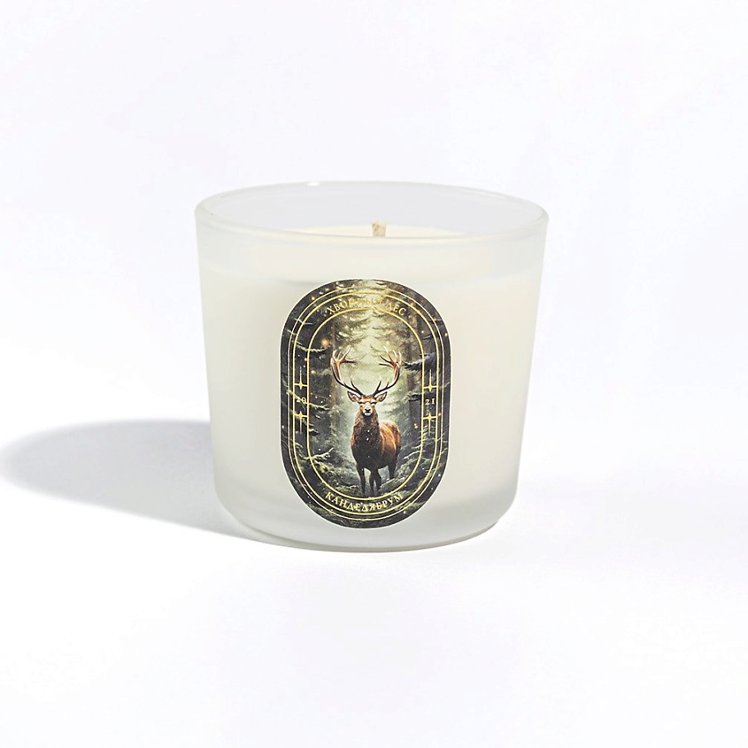 Изображение товара Ароматическая свеча Хвойный лес 80 г - натуральный уют и свежесть в доме