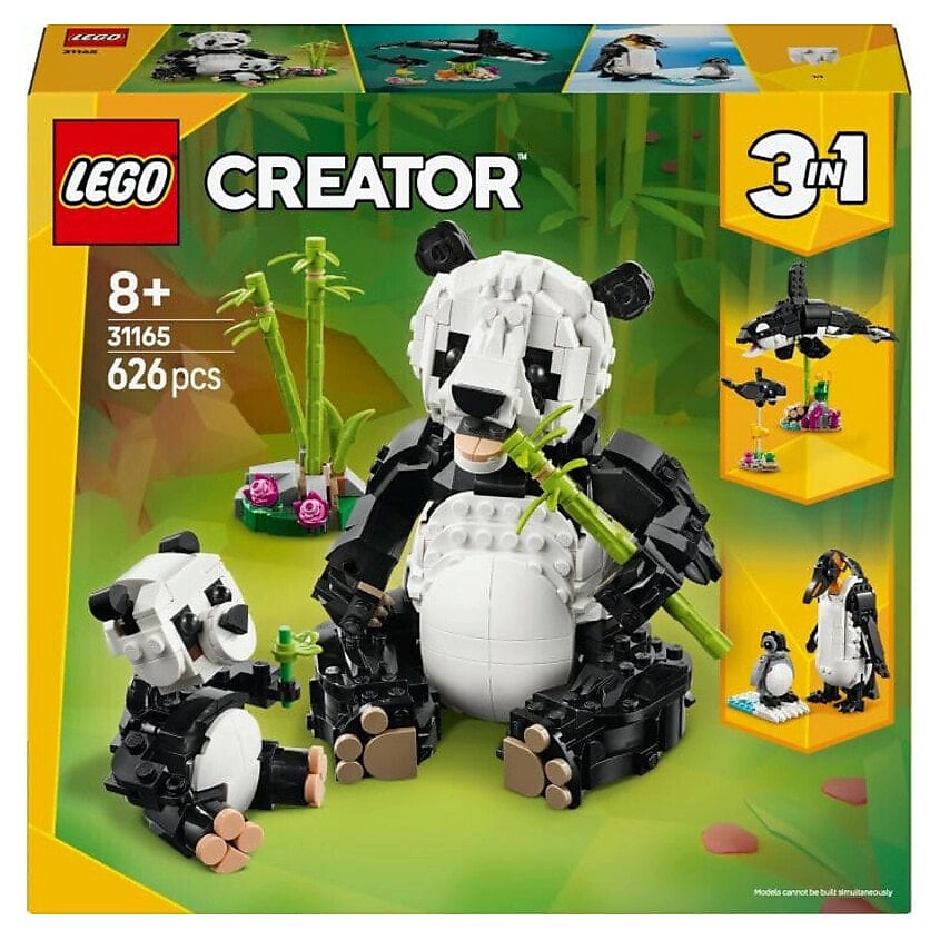 Изображение товара Набор LEGO Creator Wilde Tiere: Pandafamilie 3-в-1 626 деталей