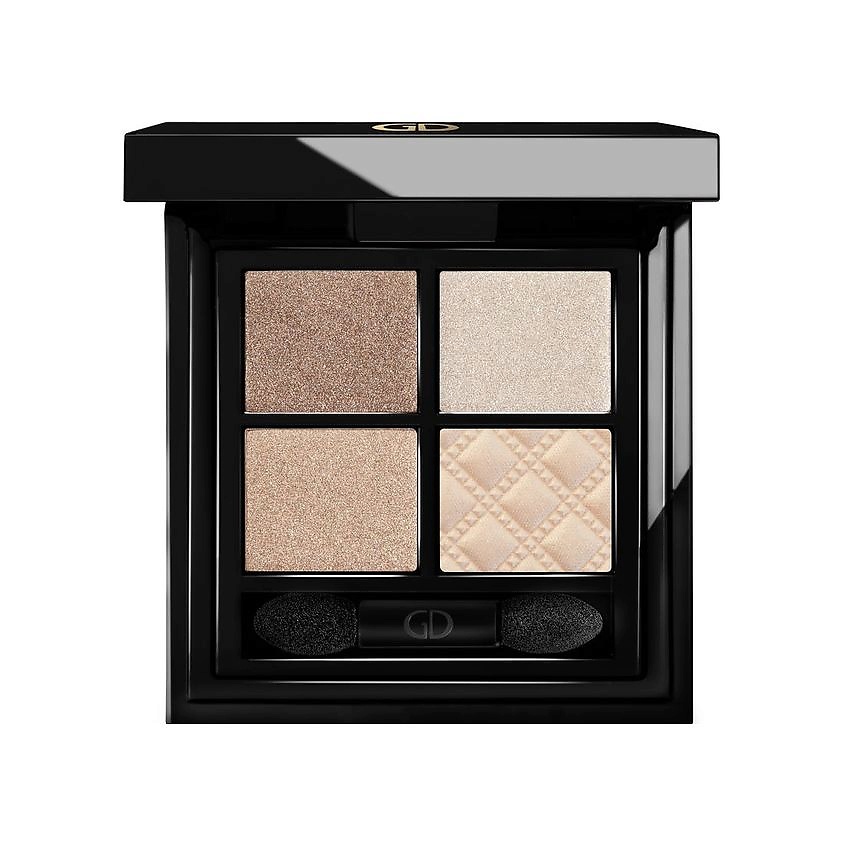 Изображение товара Четырехцветные тени для век GA-DE Idyllic Soft Satin № 24 Beige Glam стойкое покрытие сияние