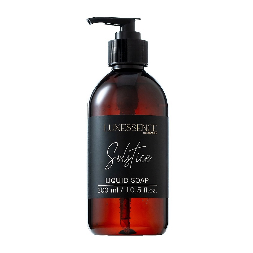 Изображение товара LUXESSENCE Жидкое мыло для рук Solstice 300 мл унисекс с ароматом персика жасмина и маракуйи