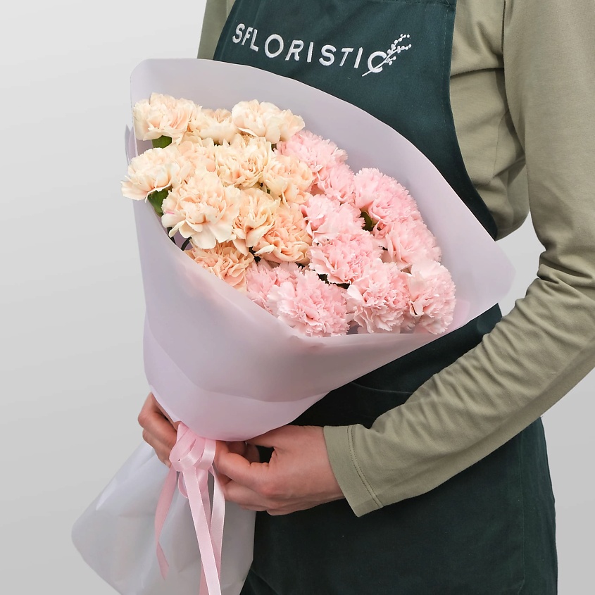 Изображение товара STUDIO FLORISTIC Букет из Гвоздики «Облака Любви», 1 шт.